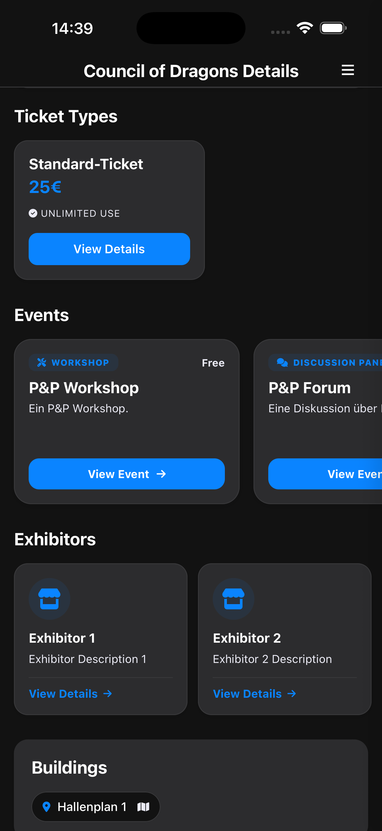 Convention Details
